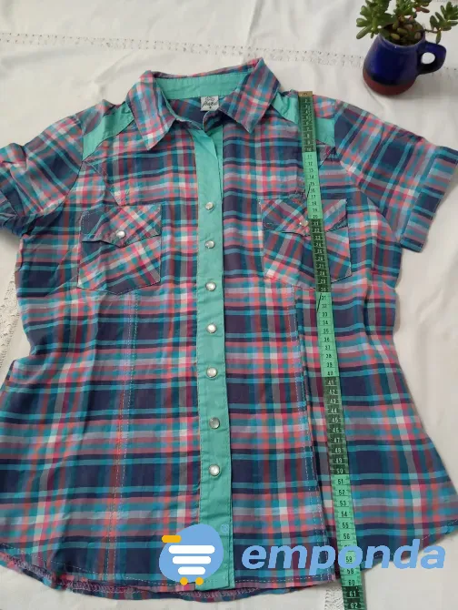 Camisa entallada, manga corta IMPECABLE Floresta - imagen 1