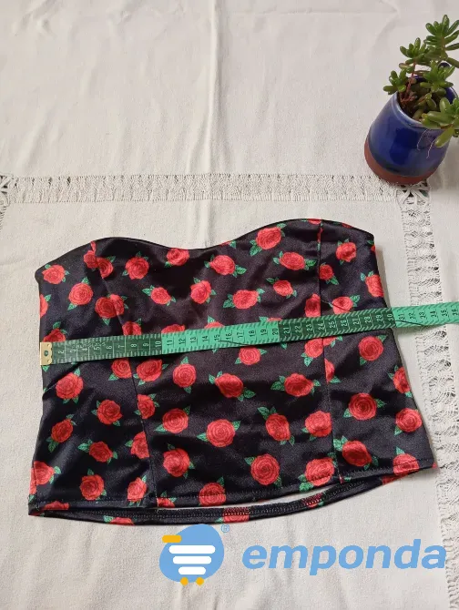 Top tipo corset (Nuevo s/etiq) Floresta - imagen 2