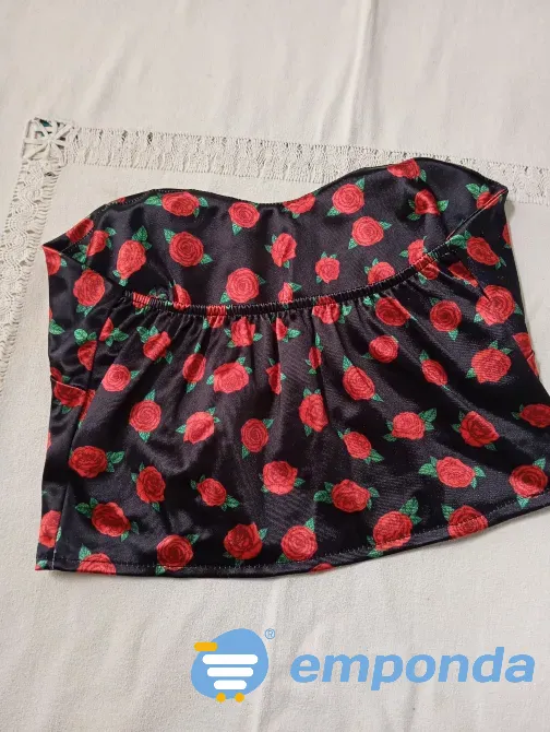 Top tipo corset (Nuevo s/etiq) Floresta - imagen 3