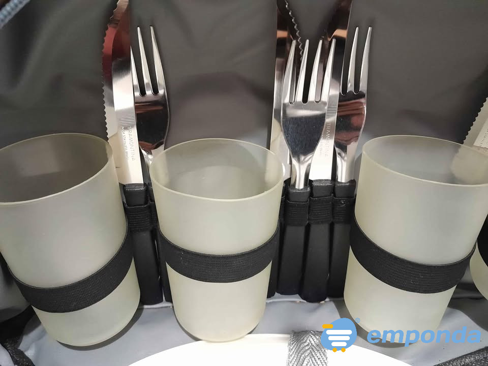 Bolso térmico para camping con vajilla Zárate - imagen 3