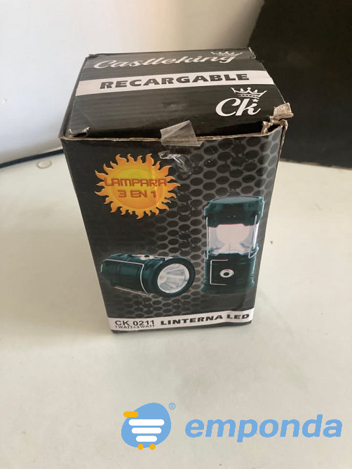 Lampara Linterna Farol Camping Recargable Zárate - imagen 4