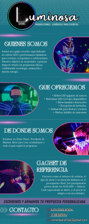 Producciones lumínicas para eventos General San Martín