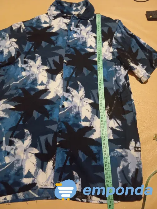 Camisa estilo playera de hombre. Impecable Floresta - imagen 1