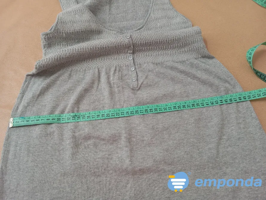 Vestido tipo musculosa, con botones. Zara Floresta - imagen 3