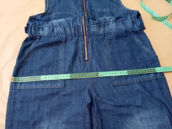 Enterito, mono de jean sin mangas Floresta