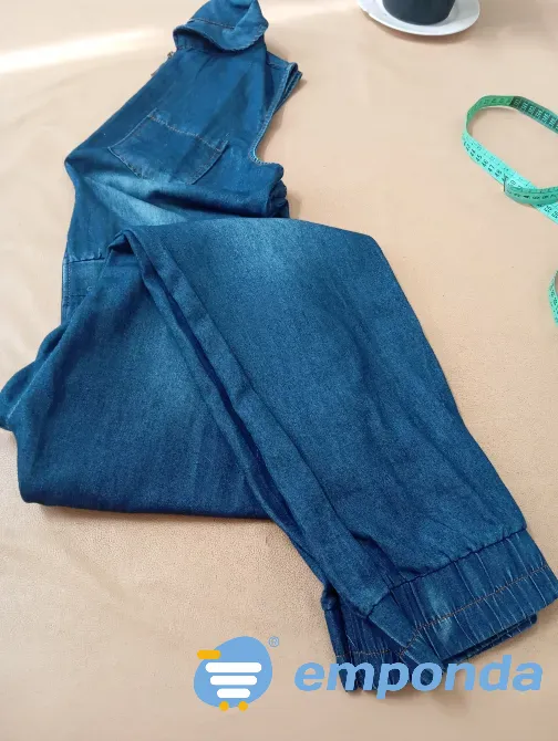 Enterito, mono de jean sin mangas Floresta - imagen 5