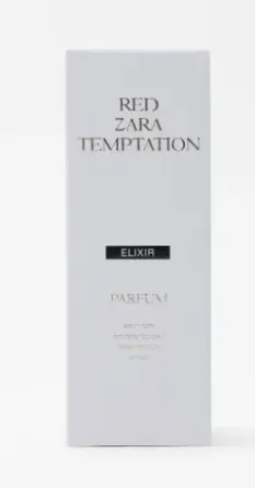 Perfume Zara Red Temptation Elixir Parfum Mujer 80ml Spray Villa Lugano