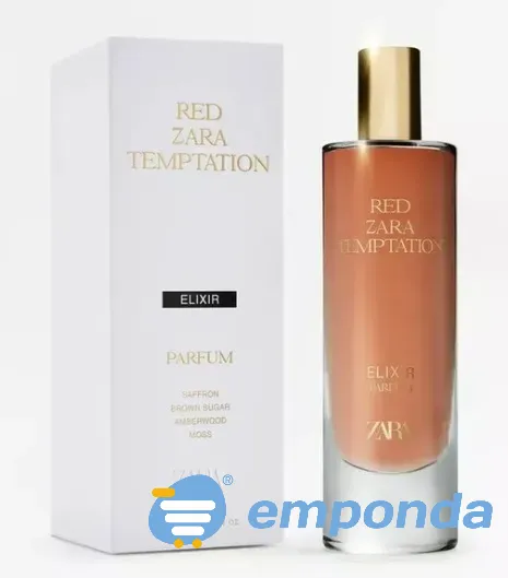 Perfume Zara Red Temptation Elixir Parfum Mujer 80ml Spray Villa Lugano - imagen 1