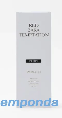 Perfume Zara Red Temptation Elixir Parfum Mujer 80ml Spray Villa Lugano - imagen 2