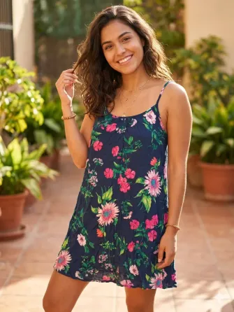 Vestido playero. Corto, super fresco. Impecable Floresta