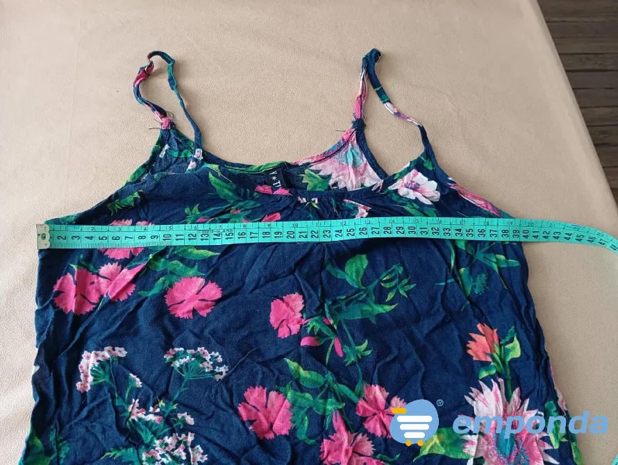 Vestido playero. Corto, super fresco. Impecable Floresta - imagen 3