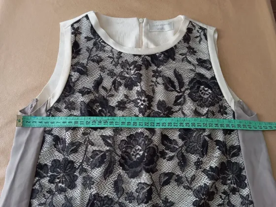 Blusa combinada super elegante Zara Woman. Impecable Floresta