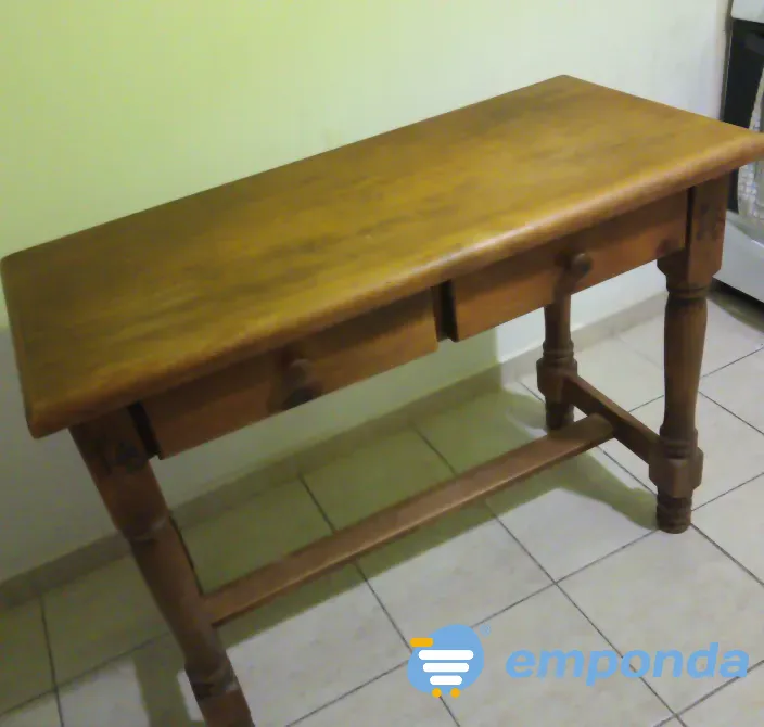 Escritorio de algarrobo San Miguel - imagen 2