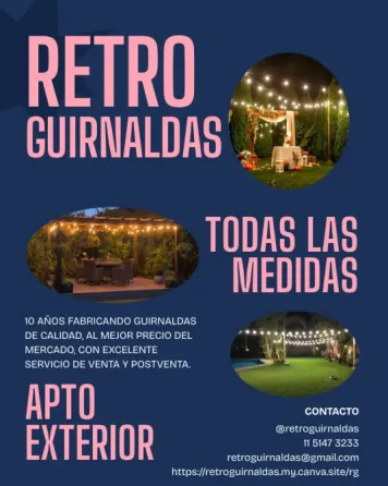 Guirnalda con Luces San Isidro