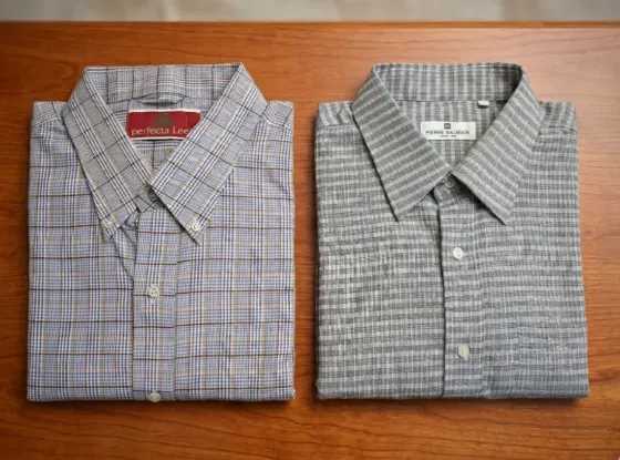 Camisa importada Hombre Escosesa T.XL Nueva 2 modelos Colegiales