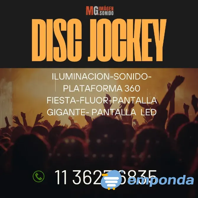 Deejay iluminacion pantallas fiestas eventos cumpleaños Escobar - imagen 1