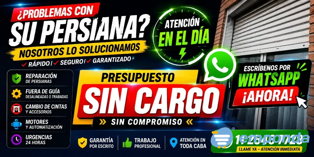 Arreglo y venta de persianas de PVC, madera, metálicas Recoleta - imagen 1
