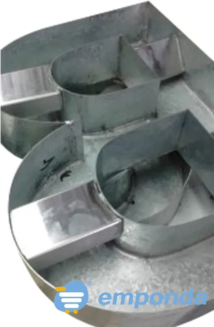 Fabricación de letras con cuerpo en chapa galvanizada Lanús - imagen 2