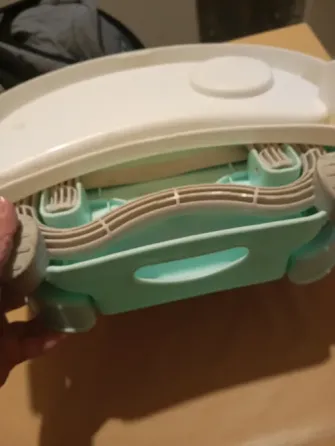 Silla de comer para bebe tipo booster transportable Floresta