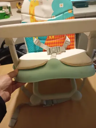 Silla de comer para bebe tipo booster transportable Floresta