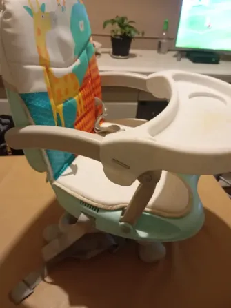 Silla de comer para bebe tipo booster transportable Floresta