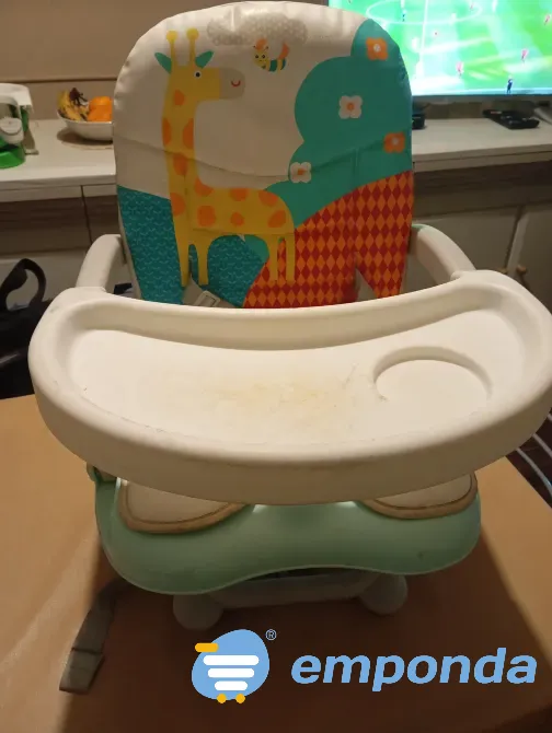 Silla de comer para bebe tipo booster transportable Floresta - imagen 1