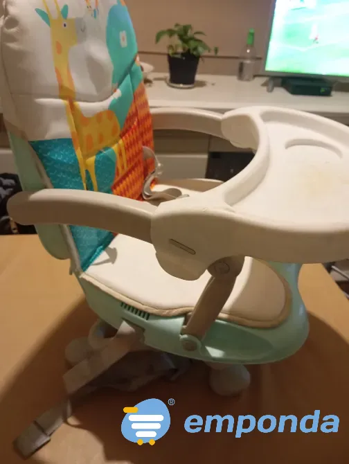 Silla de comer para bebe tipo booster transportable Floresta - imagen 3