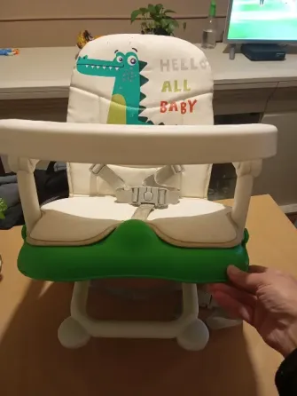 Silla de comer para bebe tipo booster plegable Floresta