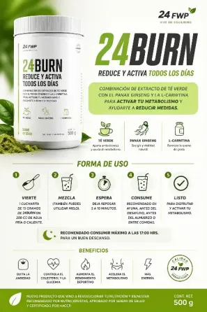PRODUCTOS FWP - RENOVA+ , 24BURN Y E-BOOST General Villegas