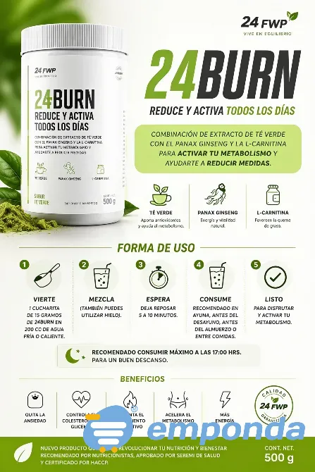 PRODUCTOS FWP - RENOVA+ , 24BURN Y E-BOOST General Villegas - imagen 2