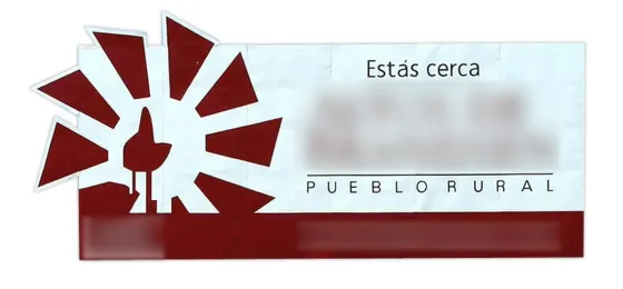 Cartel para ruta en Lanús Lanús