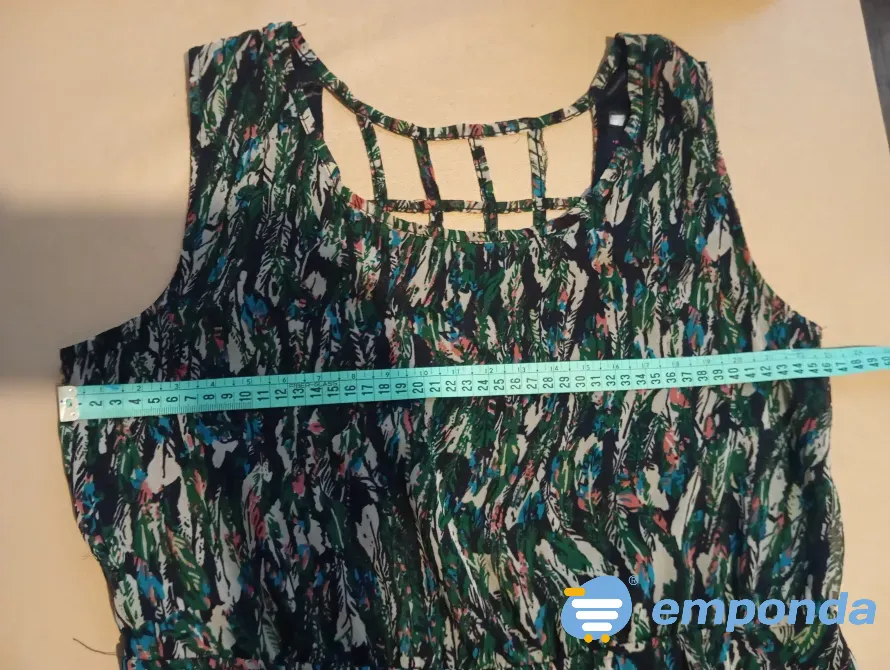 Vestido casual estampado, espalda calada. Impecable Floresta - imagen 2