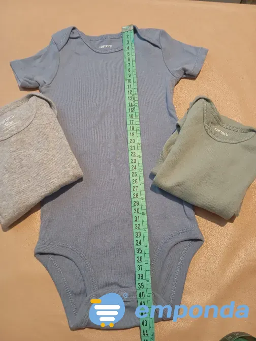 Body de bebe mangas cortas Carter´s Pack x 3. Impecables Floresta - imagen 1
