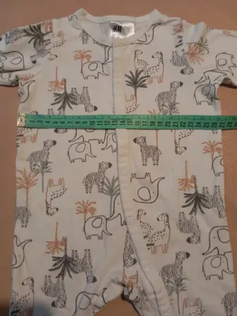 Body de bebe H & M. Manga larga, sin pie Floresta