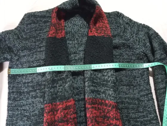 Sacon abierto de lana para mujer Floresta
