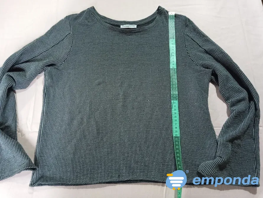 Camiseta Zara manga larga semi oxford Floresta - imagen 1