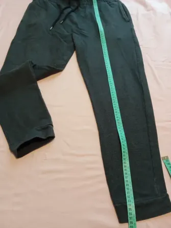 Pantalon simil jean, super elastizado, unisex Floresta