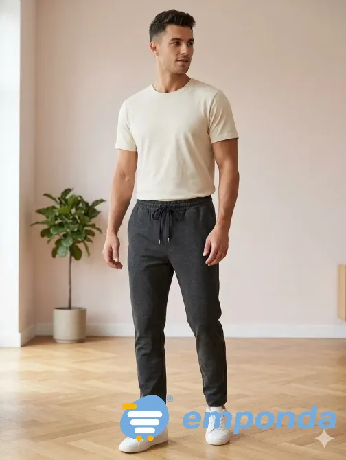 Pantalon simil jean, super elastizado, unisex Floresta - imagen 1