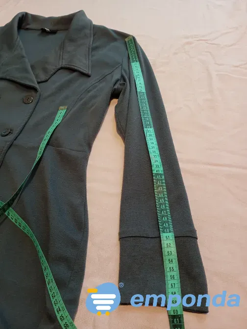Blazer largo cruzado, cuello solapa clásico, entallado Floresta - imagen 5