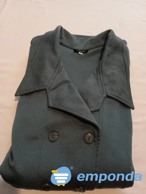 Blazer largo cruzado, cuello solapa clásico, entallado Floresta - imagen 6