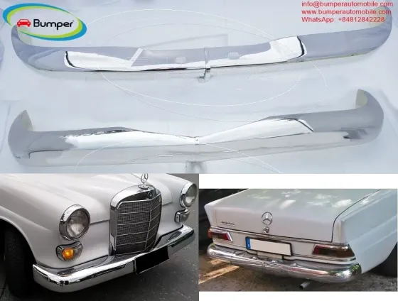 Mercedes W110 EU Style (1961-1968) Bumpers La Plata