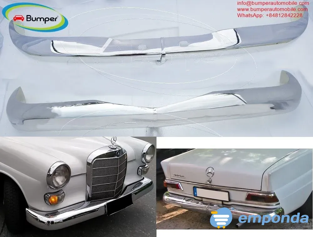 Mercedes W110 EU Style (1961-1968) Bumpers La Plata - imagen 1