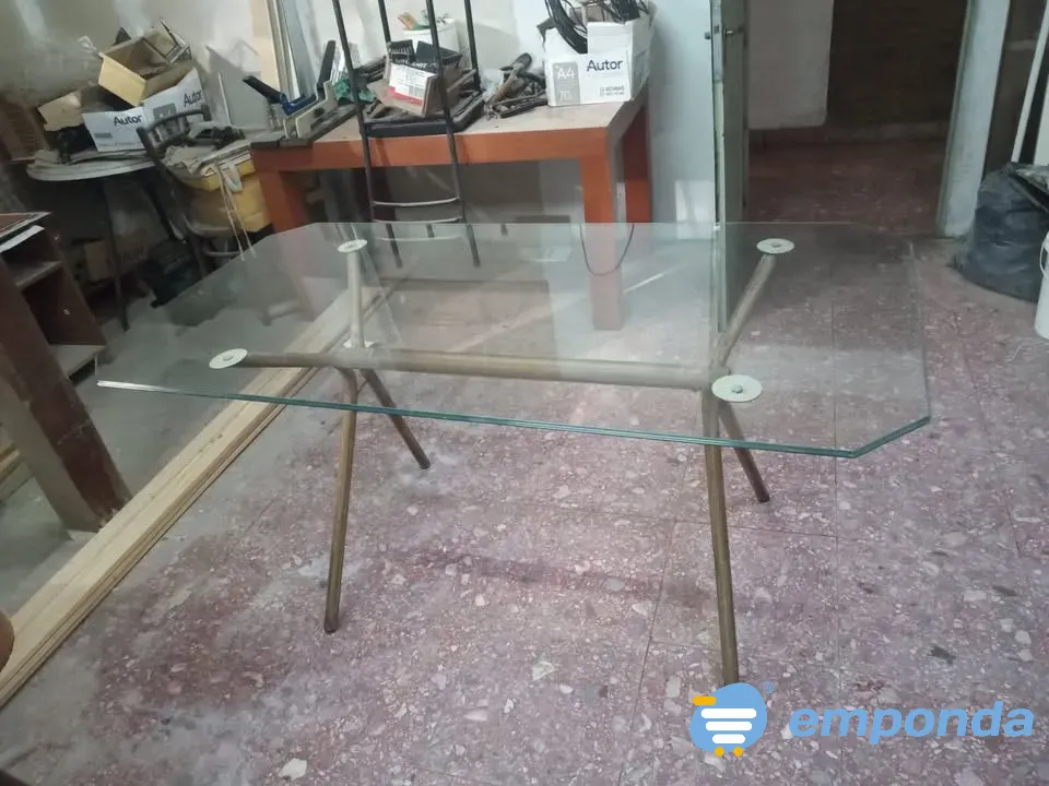 Mesa de vidrio rectangular Lanús - imagen 1