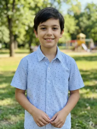 Camisa de nene "Mimo & Co". Impecable Floresta