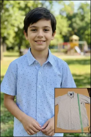 Camisa de nene "Mimo & Co". Impecable Floresta