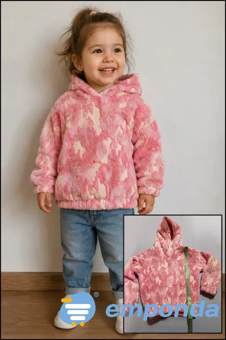 Buzo peludito para nena. Impecable Floresta - imagen 1