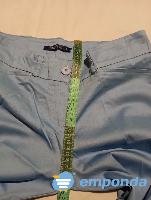 Pantalon tobillero, tipo de vestir, celeste. Nuevo Floresta - imagen 5