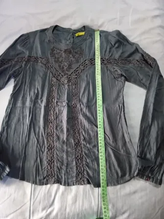 Blusa combinada, manga larga. Rapsodia. Impecable Floresta