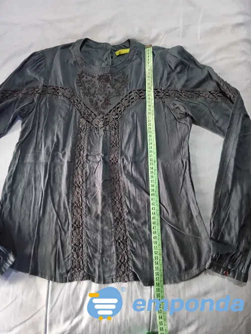 Blusa combinada, manga larga. Rapsodia. Impecable Floresta - imagen 2