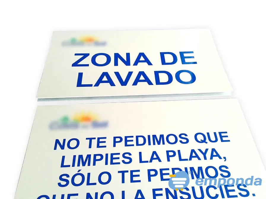 Carteles en PVC para gomerías de Ezeiza Lanús - imagen 1